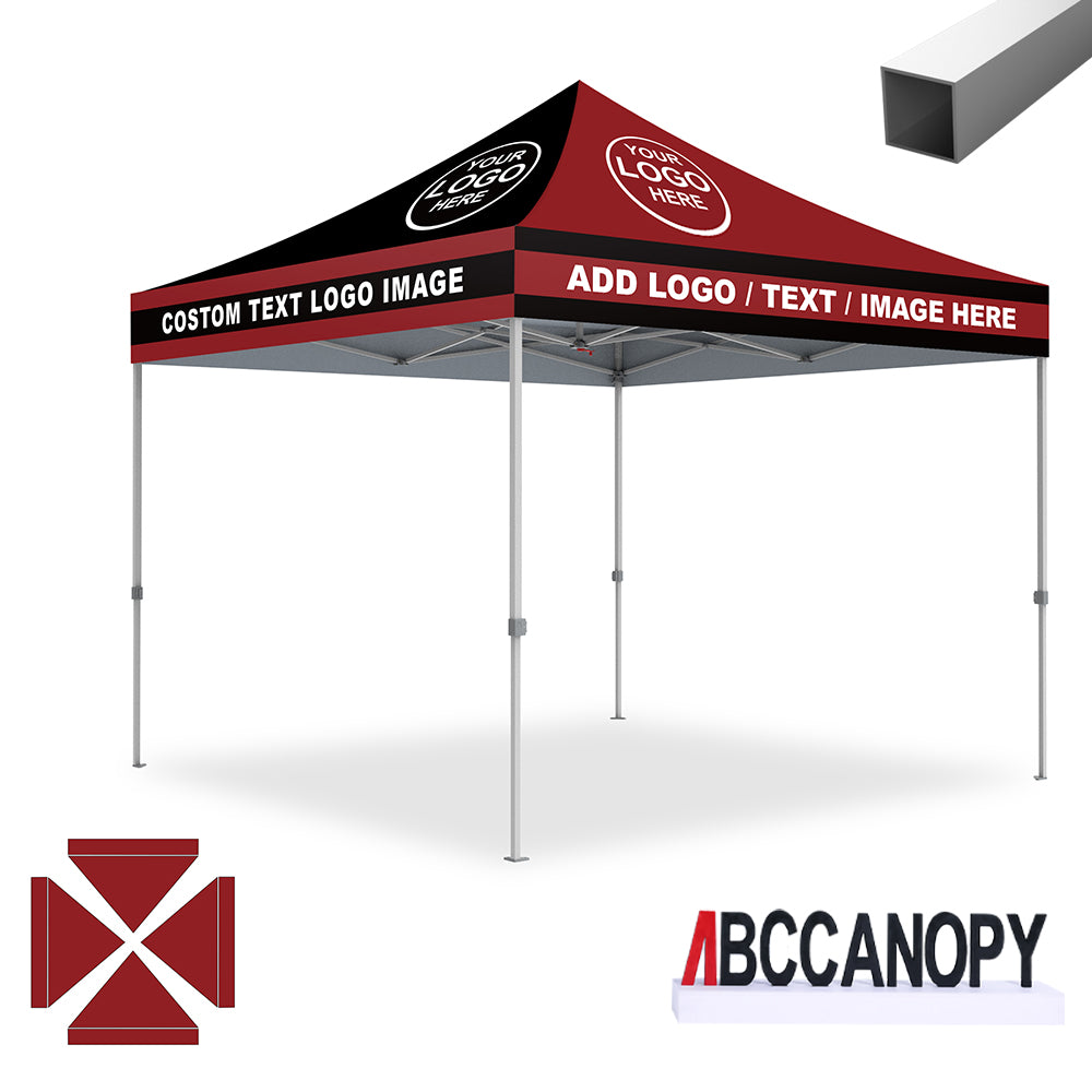 ABCCANOPY カスタム印刷対応 名入りテント 3m 2.5m イベント 業務用 アウトドア 3M