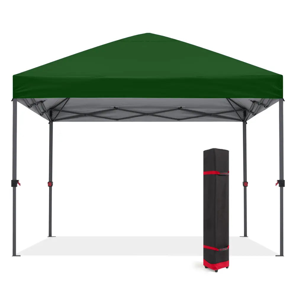 ABCCANOPY タープテント 3m / 2.5m ワンタッチ 5-8人用 高耐久スチール 風に強い 遮熱UVカット 防水 キャスターバッグ・砂袋付 イベント キャンプ 運動会