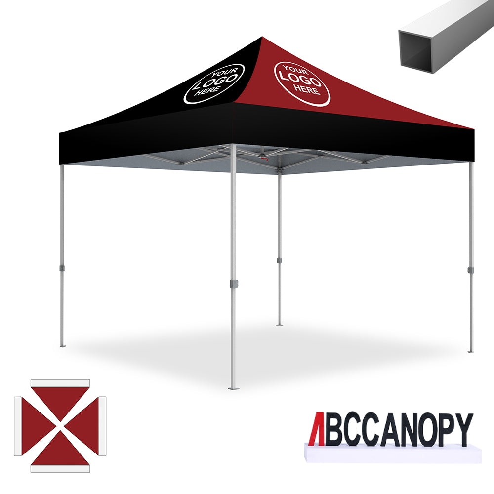 ★激レア★T,N,特注テント 名入りテント】ABCCANOPY ワンタッチタープテント2.5m/3m 頑丈 風に