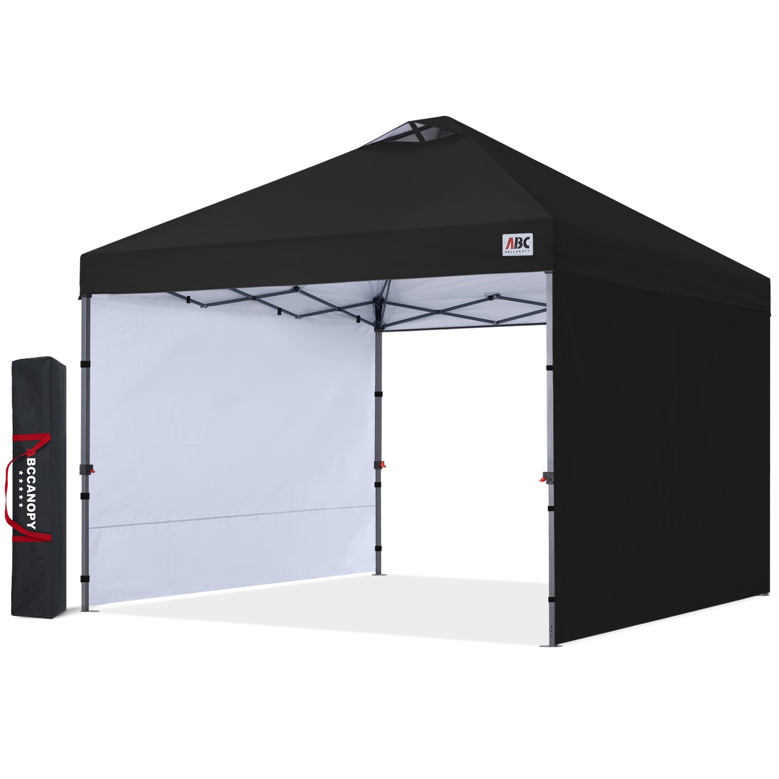 ABCCANOPY ワンタッチ タープテント 3m×3m 2m×2m 組み立て簡単 大型 センターロック 風抜けベンチレーション スチールフレーム 4段階調節 ボタン式 UVカット遮熱シルバーコーティング センターロック 収納バッグ・ペグ・ロープ・砂袋4個付 組み立て簡単 耐水加工 遮光 夏 日除け キャンプ アウトドア イベント 運動会用 豊富なカラーバリエーション