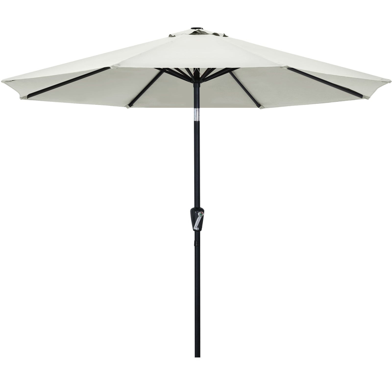 ABCCANOPY ガーデンパラソル 大型 230cm / 270cm 風に強い 日除け 屋外用 チルト機能付き クランク式開閉 角度調整可能 撥水 UV加工 折りたたみ 収納便利 ベランダ 庭傘 アウトドア  バーガンディ
