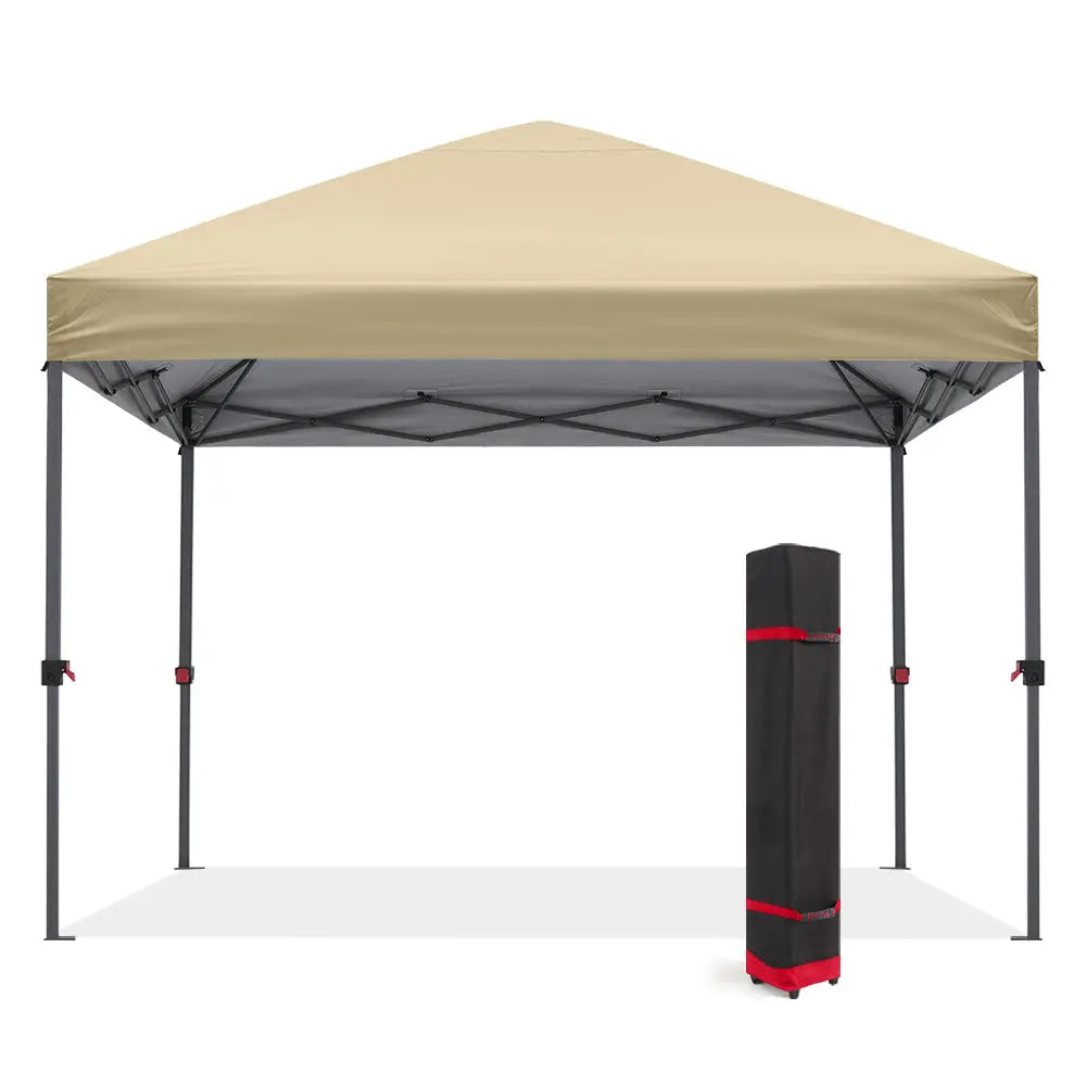 ABCCANOPY タープテント 3m / 2.5m ワンタッチ 5-8人用 高耐久スチール 風に強い 遮熱UVカット 防水 キャスターバッグ・砂袋付 イベント キャンプ 運動会