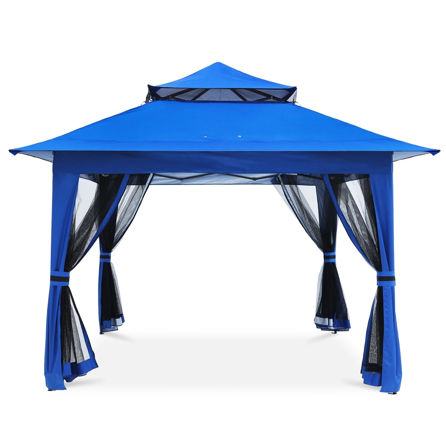 ABCCANOPY 大型ワンタッチタープテント 4m | 蚊帳付きメッシュ
