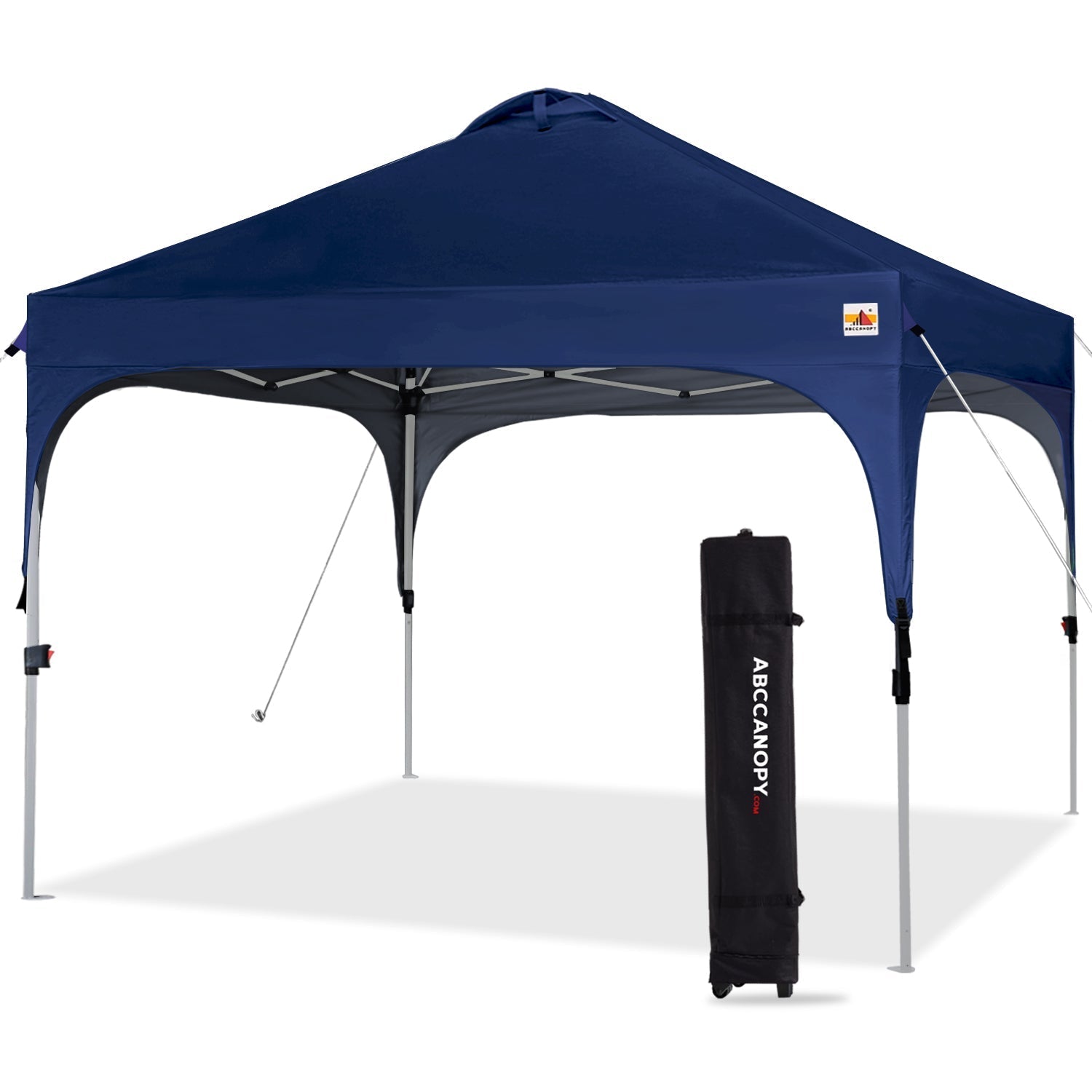ABCCANOPY ワンタッチテント 大型 約2.5m×2.5m/ 約3m×3mキャンプ ビーチ 裏庭用 3段階調節 天井ベンチレーション付き 高耐水圧 遮熱 UVカット キャスターバッグ付き 付属品完備 ピンク